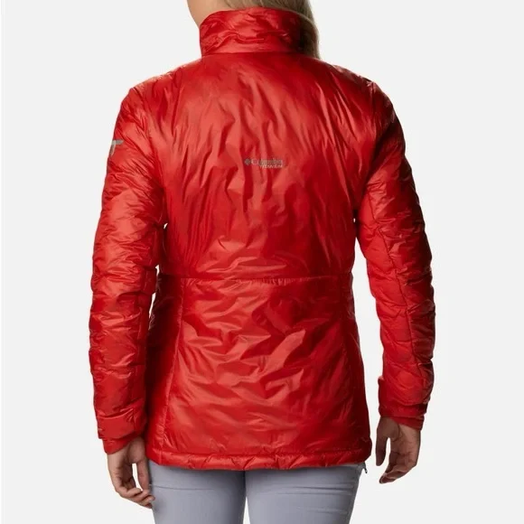 Columbia Titan Pass™ Double Wall™ Hybrid Jacket in Small Bold Orange - Picture 9 of 16